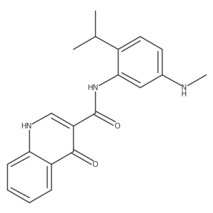 n-(2-Isopropyl-5-methylamino-phenyl)-4-oxo-1h-quinoline-3-carboxamide Structure