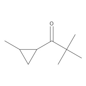 2,2-Dimethyl-1-(2-methylcyclopropyl)-1-propanone结构式