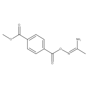 1-(1-Aminoethylidene)amino 4-methyl benzene-1,4-dicarboxylate Structure