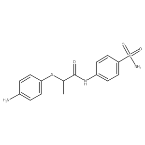 2-[(4-Aminophenyl)thio]-N-[4-(aminosulfonyl)-phenyl]propanamide Structure