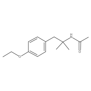 N-[1-(4-ethoxyphenyl)-2-methylpropan-2-yl]acetamide Structure