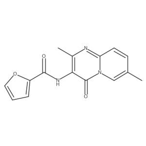 N-(2,7-dimethyl-4-oxo-4H-pyrido[1,2-a]pyrimidin-3-yl)furan-2-carboxamide结构式