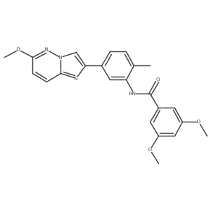 3,5-dimethoxy-N-(5-{6-methoxyimidazo[1,2-b]pyridazin-2-yl}-2-methylphenyl)benzamide Structure