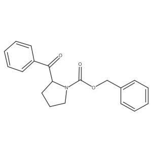 Benzyl 2-benzoylpyrrolidine-1-carboxylate Structure