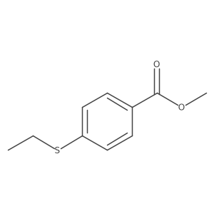 Methyl 4-(ethylsulfanyl)benzoate Structure