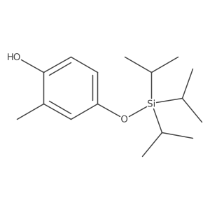 2-Methyl-4-[[tris(1-methylethyl)silyl]oxy]phenol结构式