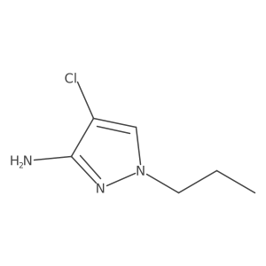 4-Chloro-1-propyl-1H-pyrazol-3-amine Structure