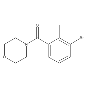 (3-Bromo-2-methyl-phenyl)-morpholin-4-yl-methanone Structure