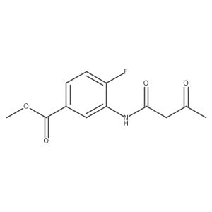 Methyl 3-[(1,3-dioxobutyl)amino]-4-fluorobenzoate Structure
