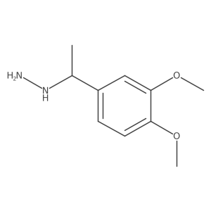 (1-(3,4-Dimethoxyphenyl)ethyl)hydrazine结构式