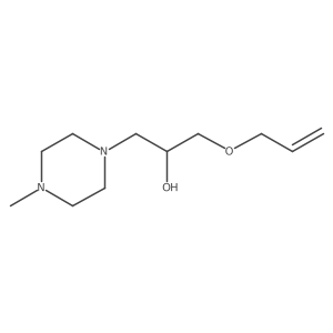 1-(4-Methylpiperazin-1-yl)-3-(prop-2-en-1-yloxy)propan-2-ol结构式