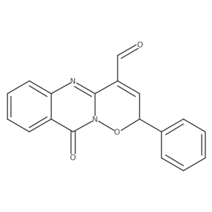 2,10-Dihydro-10-oxo-2-phenyl[1,2]oxazino[3,2-b]quinazoline-4-carboxaldehyde Structure