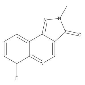 6-fluoro-2-methyl-6H-pyrazolo[4,3-c]quinolin-3-one Structure
