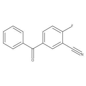5-Benzoyl-2-fluorobenzonitrile Structure