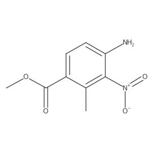 Methyl 4-amino-2-methyl-3-nitrobenzoate结构式