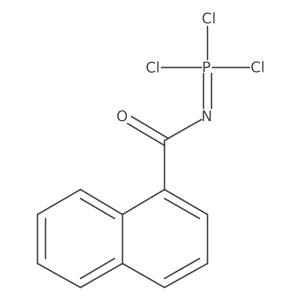 Phosphorimidic trichloride, 1-naphthoyl-结构式