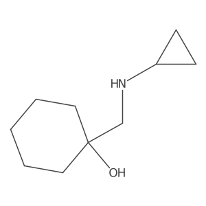 1-[(Cyclopropylamino)methyl]cyclohexan-1-ol Structure