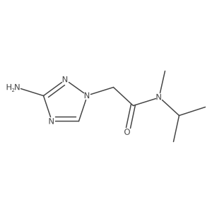 2-(3-amino-1H-1,2,4-triazol-1-yl)-N-methyl-N-(propan-2-yl)acetamide Structure