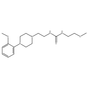 1-(2-Methoxyethyl)-3-(2-(4-(2-methoxyphenyl)piperazin-1-yl)ethyl)urea Structure