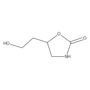 5-(2-Hydroxyethyl)oxazolidin-2-one结构式
