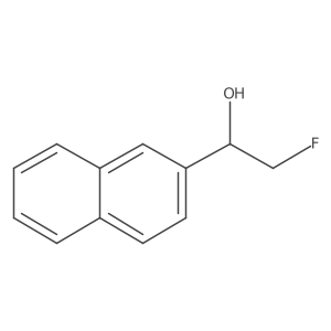 2-Fluoro-1-(naphthalen-2-yl)ethan-1-ol Structure