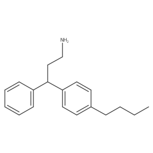 4-Butyl-I(3)-phenylbenzenepropanamine结构式