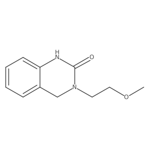 3,4-Dihydro-3-(2-methoxyethyl)-2(1H)-quinazolinone结构式