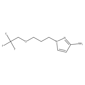 1-(3-(2,2,2-Trifluoroethoxy)propyl)-1h-pyrazol-3-amine结构式