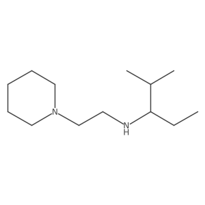 (2-Methylpentan-3-yl)[2-(piperidin-1-yl)ethyl]amine Structure