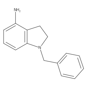 1-Benzyl-2,3-dihydroindol-4-amine结构式