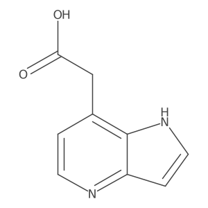 1h-Pyrrolo[3,2-b]pyridine-7-acetic acid结构式