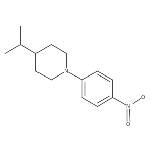 4-Isopropyl-1-(4-nitrophenyl)piperidine结构式