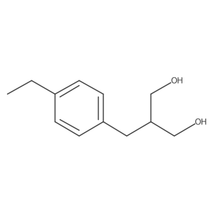 1,3-Propanediol, 2-[(4-ethylphenyl)methyl]- Structure