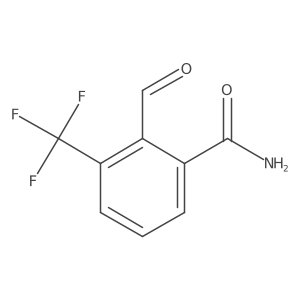 2-Formyl-3-(trifluoromethyl)benzamide结构式