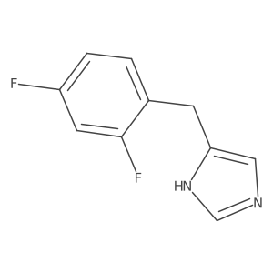1H-Imidazole, 5-[(2,4-difluorophenyl)methyl]- Structure
