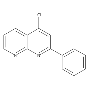 4-Chloro-2-phenyl-1,8-naphthyridine Structure