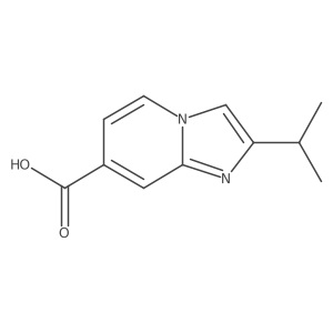 Isopropylimidazo[1,2-a]pyridine-7-carboxylic acid Structure