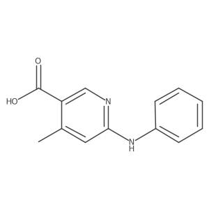 4-Methyl-6-(phenylamino)nicotinic acid结构式