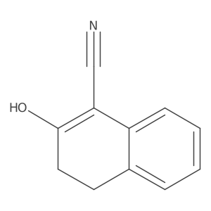 2-Hydroxy-3,4-dihydronaphthalene-1-carbonitrile结构式