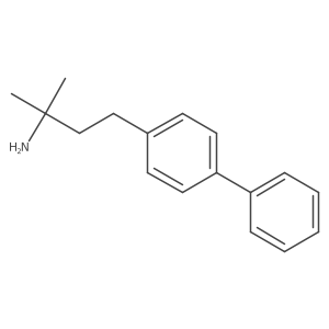 2-Methyl-4-(4-phenylphenyl)butan-2-amine Structure