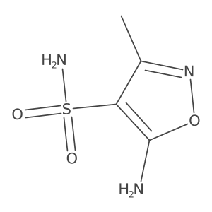 5-Amino-3-methyl-1,2-oxazole-4-sulfonamide Structure