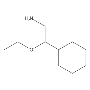 2-Cyclohexyl-2-ethoxyethan-1-amine Structure