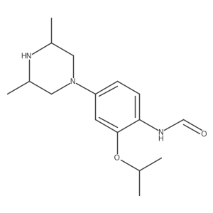 N-[4-(3,5-dimethylpiperazin-1-yl)-2-propan-2-yloxyphenyl]formamide Structure