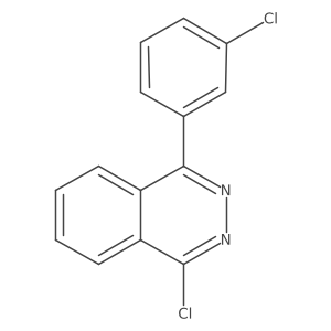 1-Chloro-4-(3-chlorophenyl)phthalazine结构式