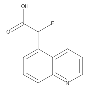 2-Fluoro-2-(quinolin-5-yl)acetic acid Structure