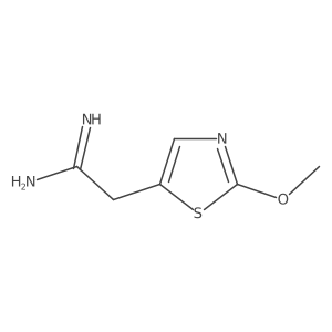 2-(2-Methoxy-1,3-thiazol-5-yl)ethanimidamide结构式