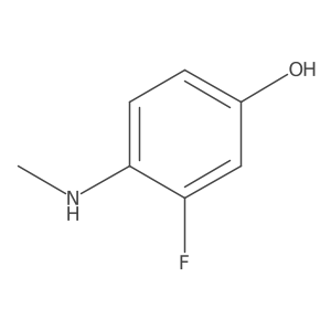 3-Fluoro-4-(methylamino)phenol Structure