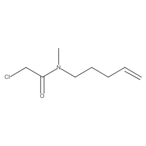 2-chloro-N-methyl-N-(pent-4-en-1-yl)acetamide Structure