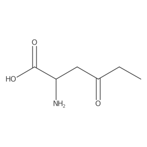 (2R)-2-Amino-4-oxohexanoic acid结构式