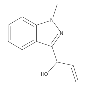 1-(1-methyl-1H-indazol-3-yl)prop-2-en-1-ol Structure